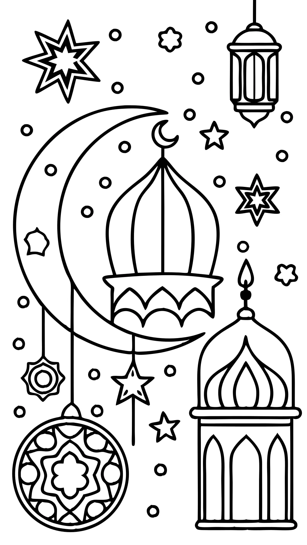 eid coloring page